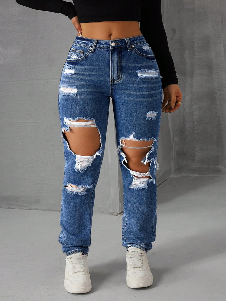 Jeans SHEIN, albastru