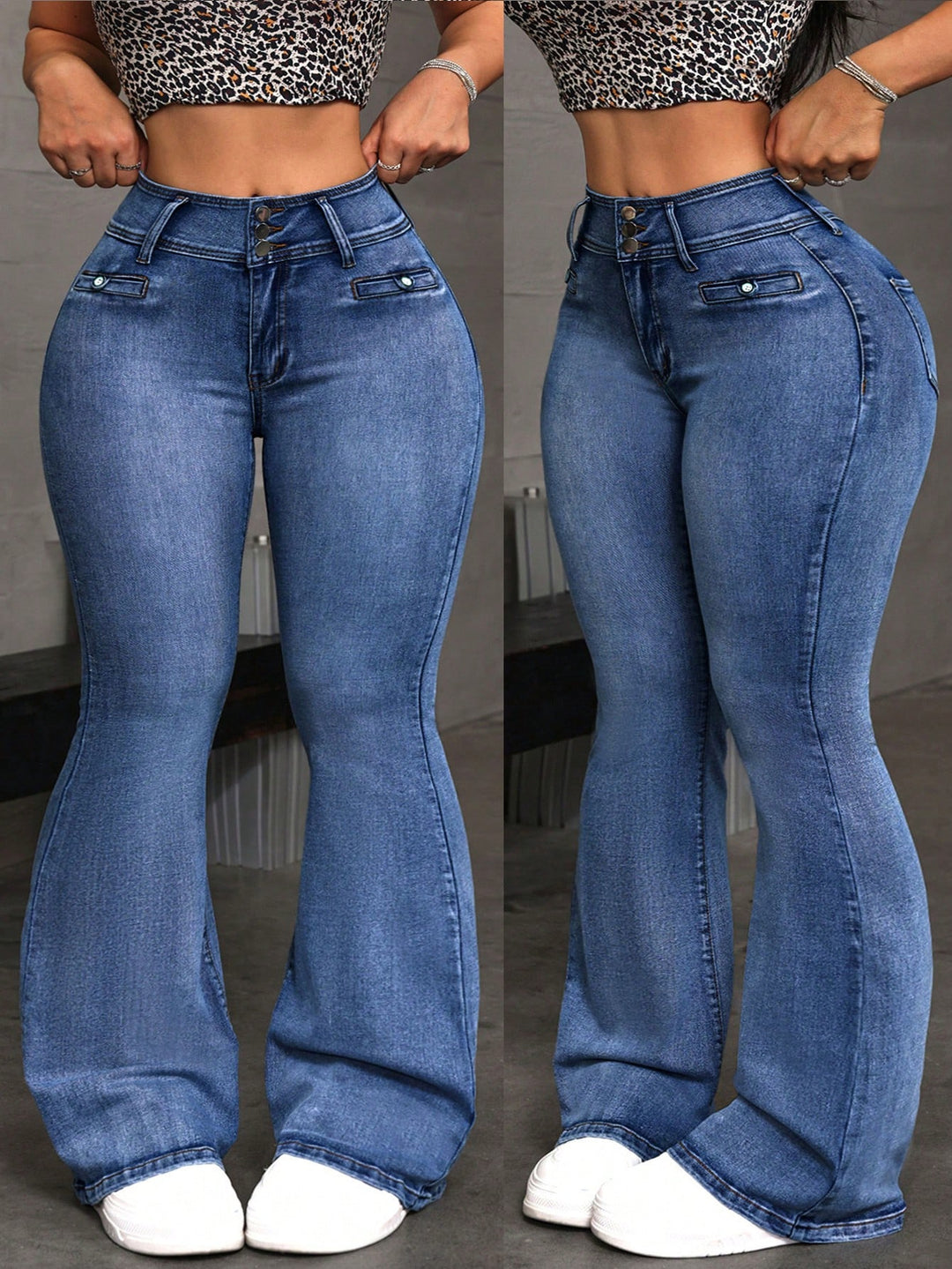 Jeans SHEIN, albastru