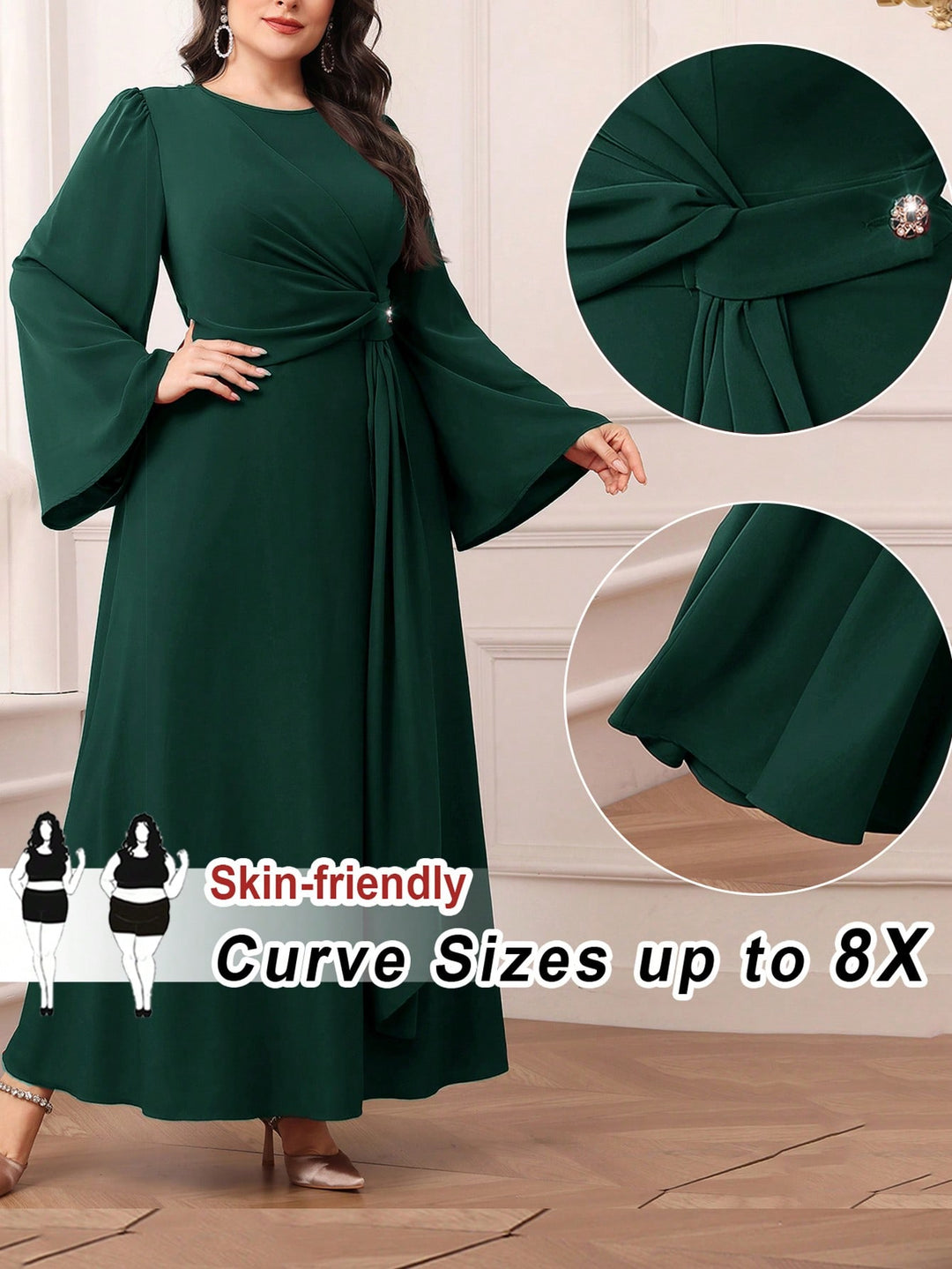 Rochie SHEIN, verde