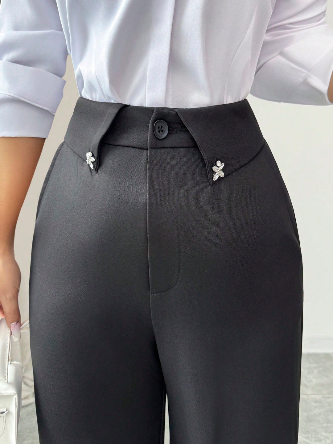Pantaloni SHEIN, negru