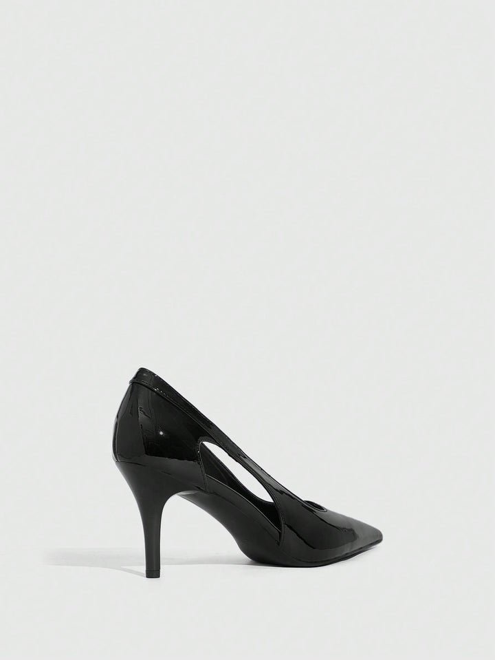 Pantofi cu toc SHEIN, negru