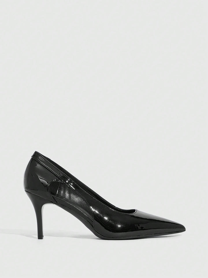 Pantofi cu toc SHEIN, negru