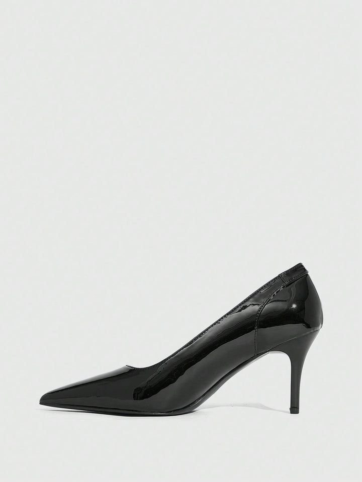 Pantofi cu toc SHEIN, negru
