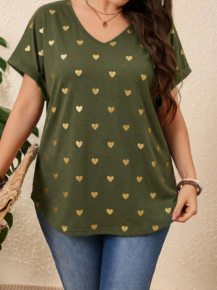 Tricou SHEIN, kaki