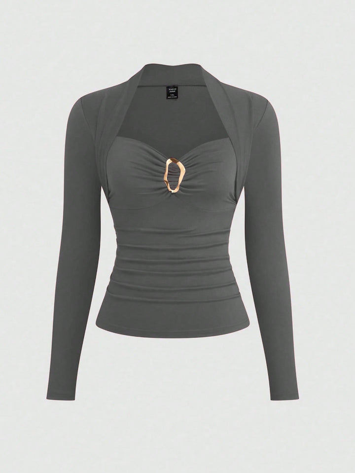 Tricou SHEIN, gri