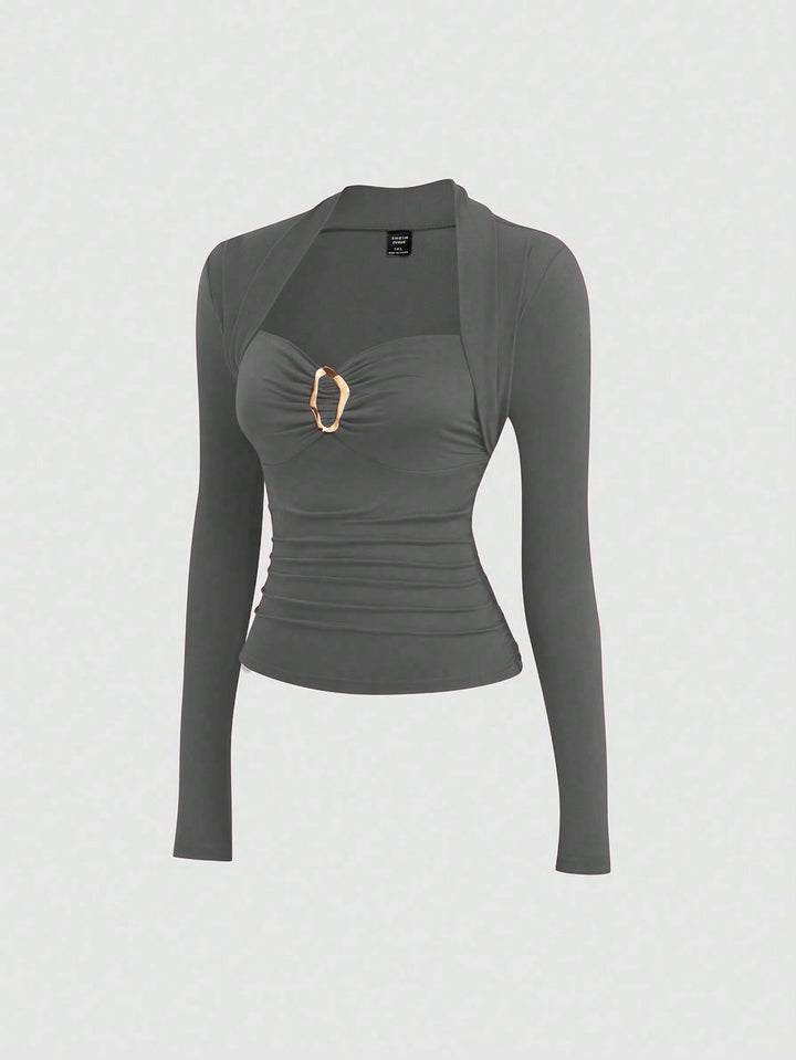 Tricou SHEIN, gri