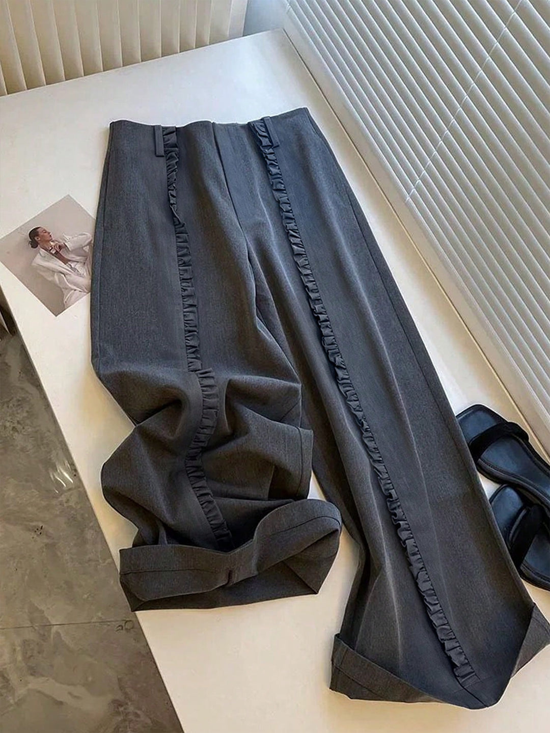 Pantaloni SHEIN, gri