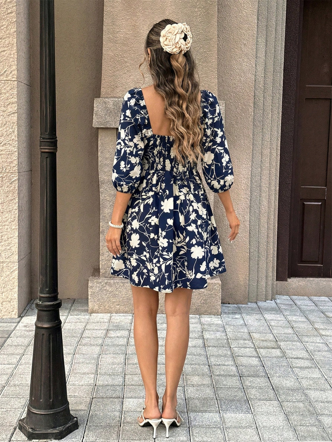 Rochie midi SHEIN, albastru