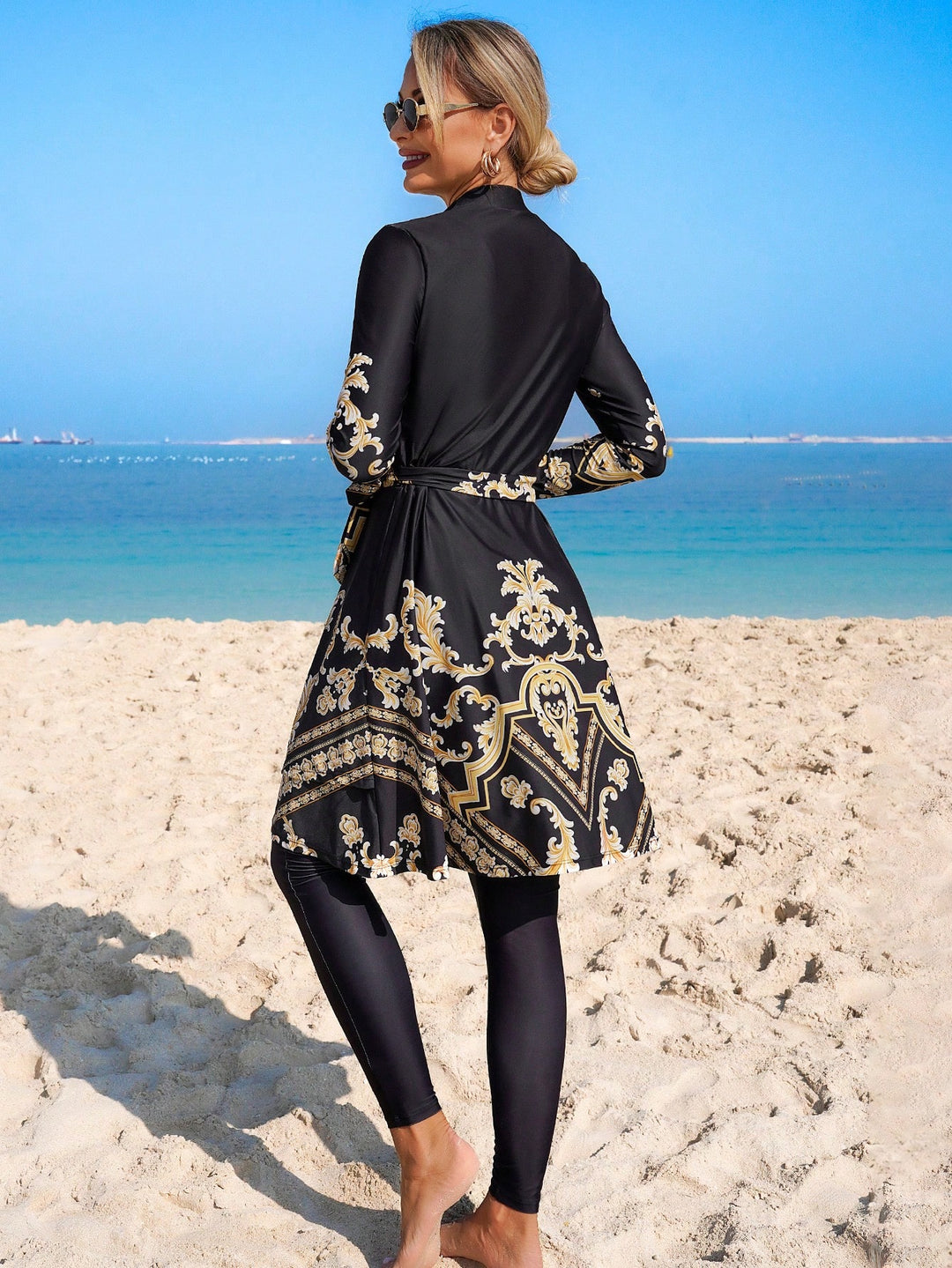 Costum de baie SHEIN, mix culori