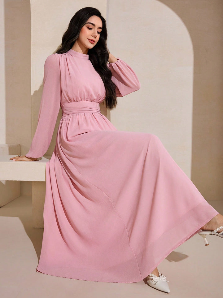 Rochie maxi SHEIN, roz
