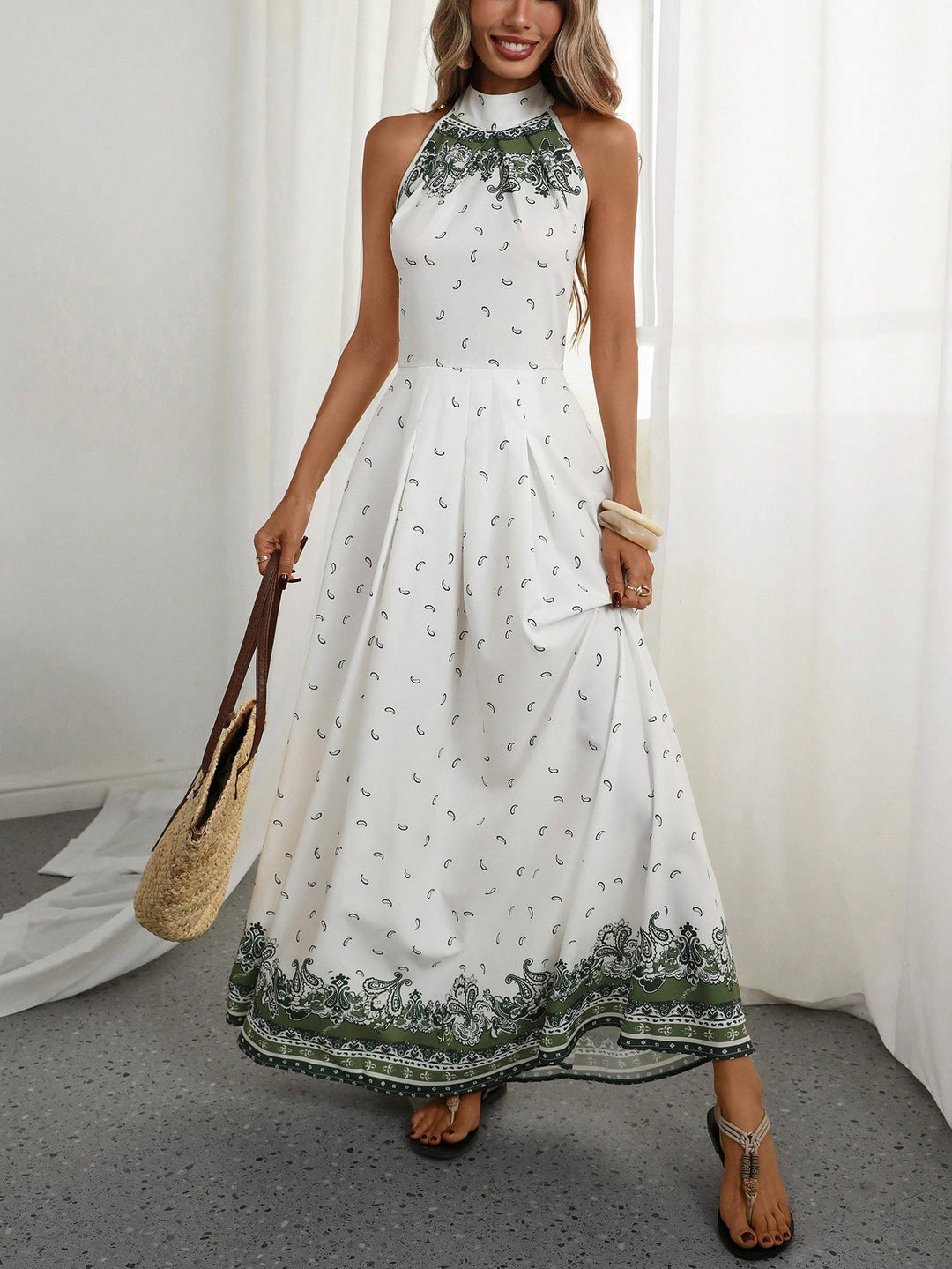Rochie maxi SHEIN, mix culori