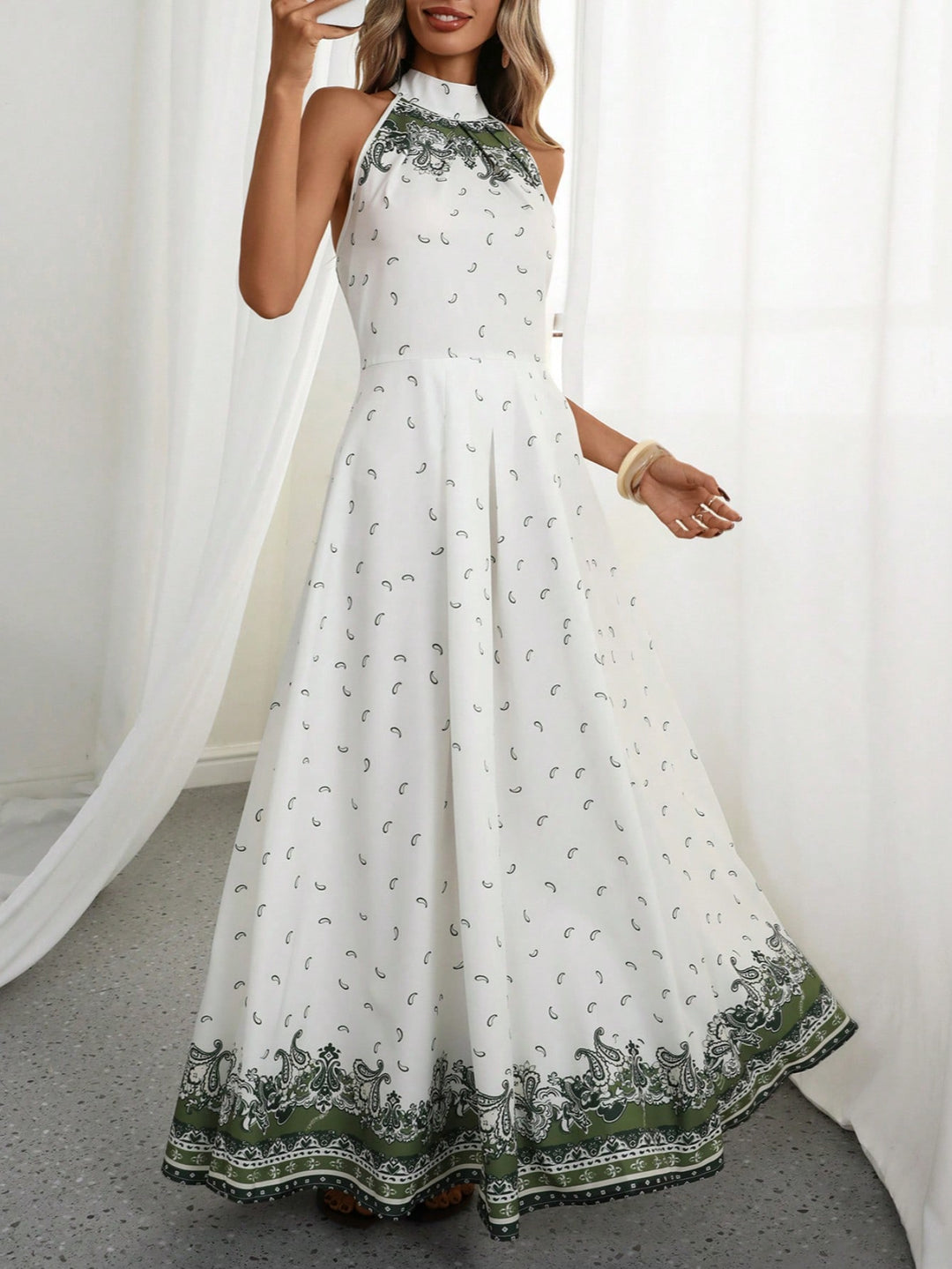 Rochie maxi SHEIN, mix culori