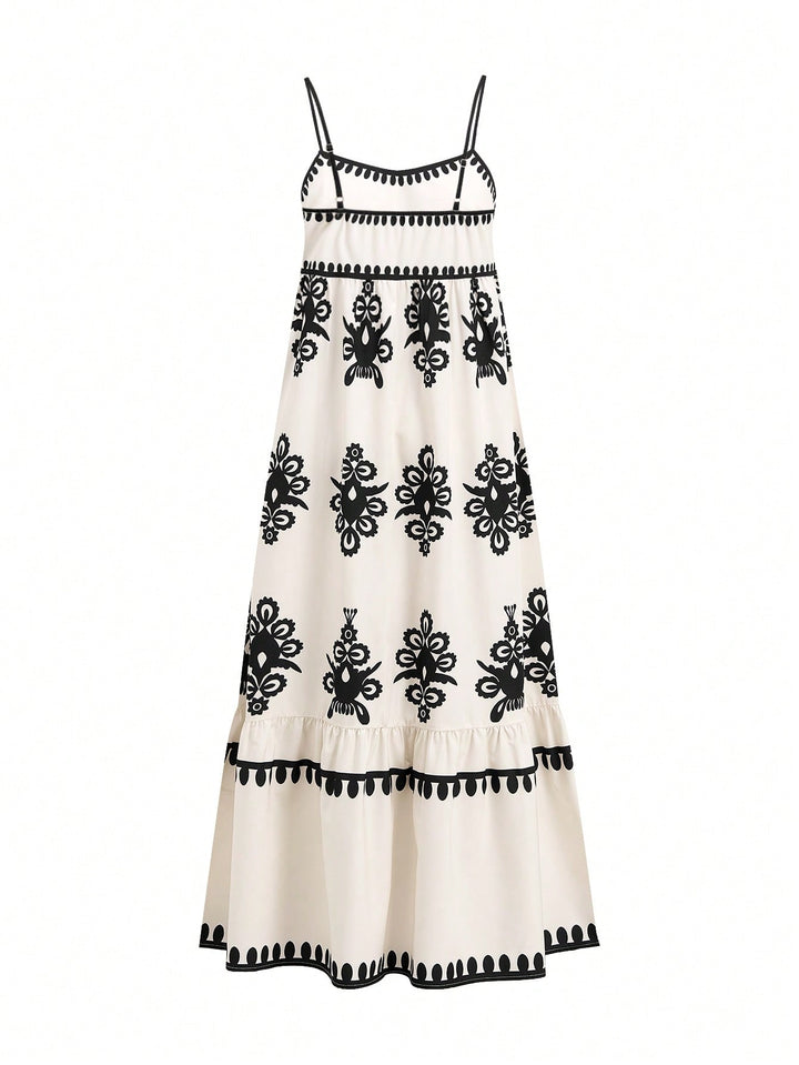 Rochie maxi SHEIN, bej