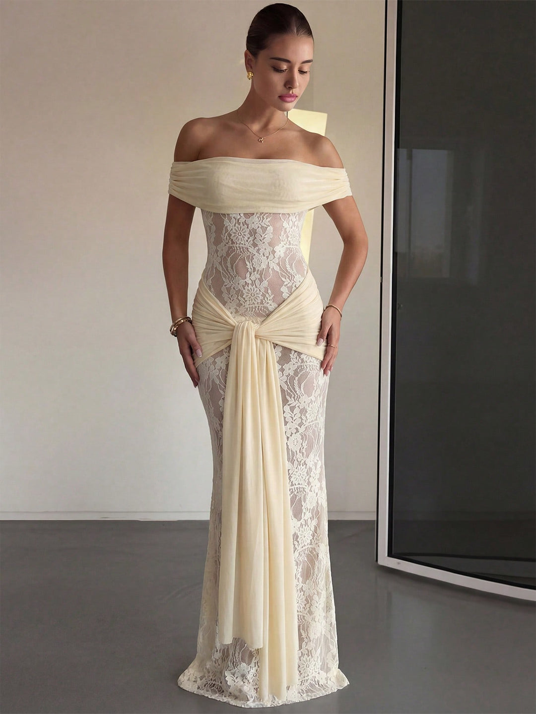 Rochie maxi SHEIN, roz