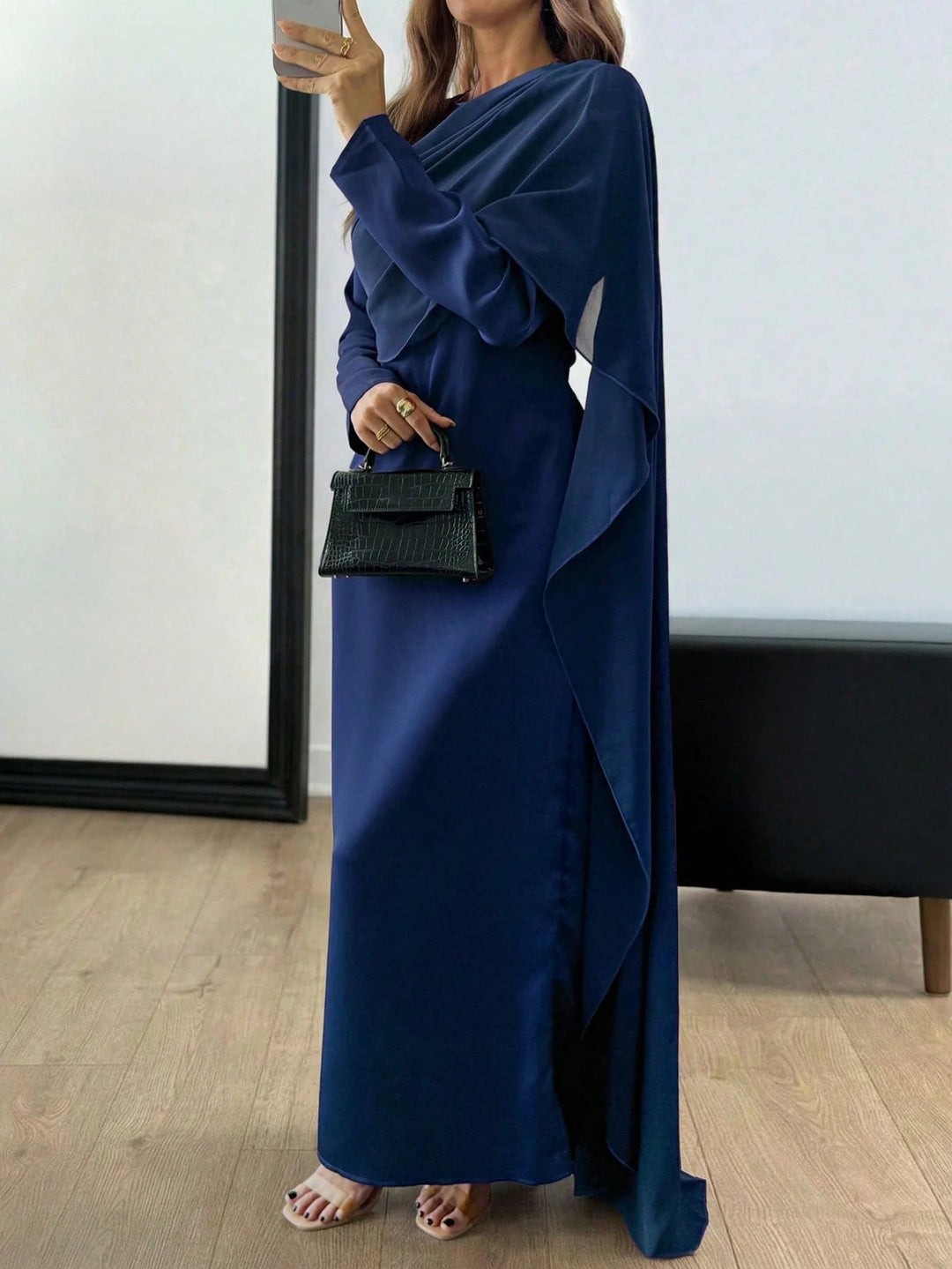 Rochie maxi SHEIN, albastru