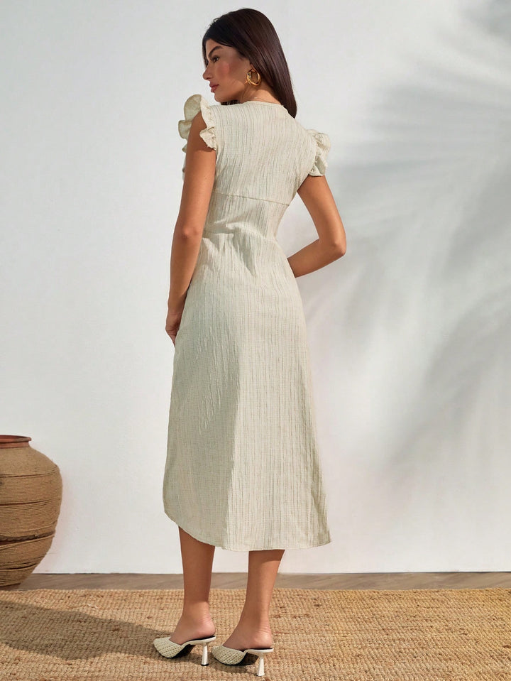 Rochie maxi SHEIN, bej