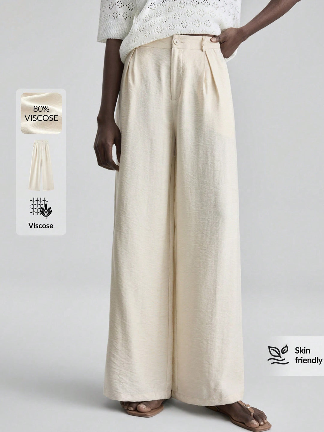 Pantaloni SHEIN, kaki