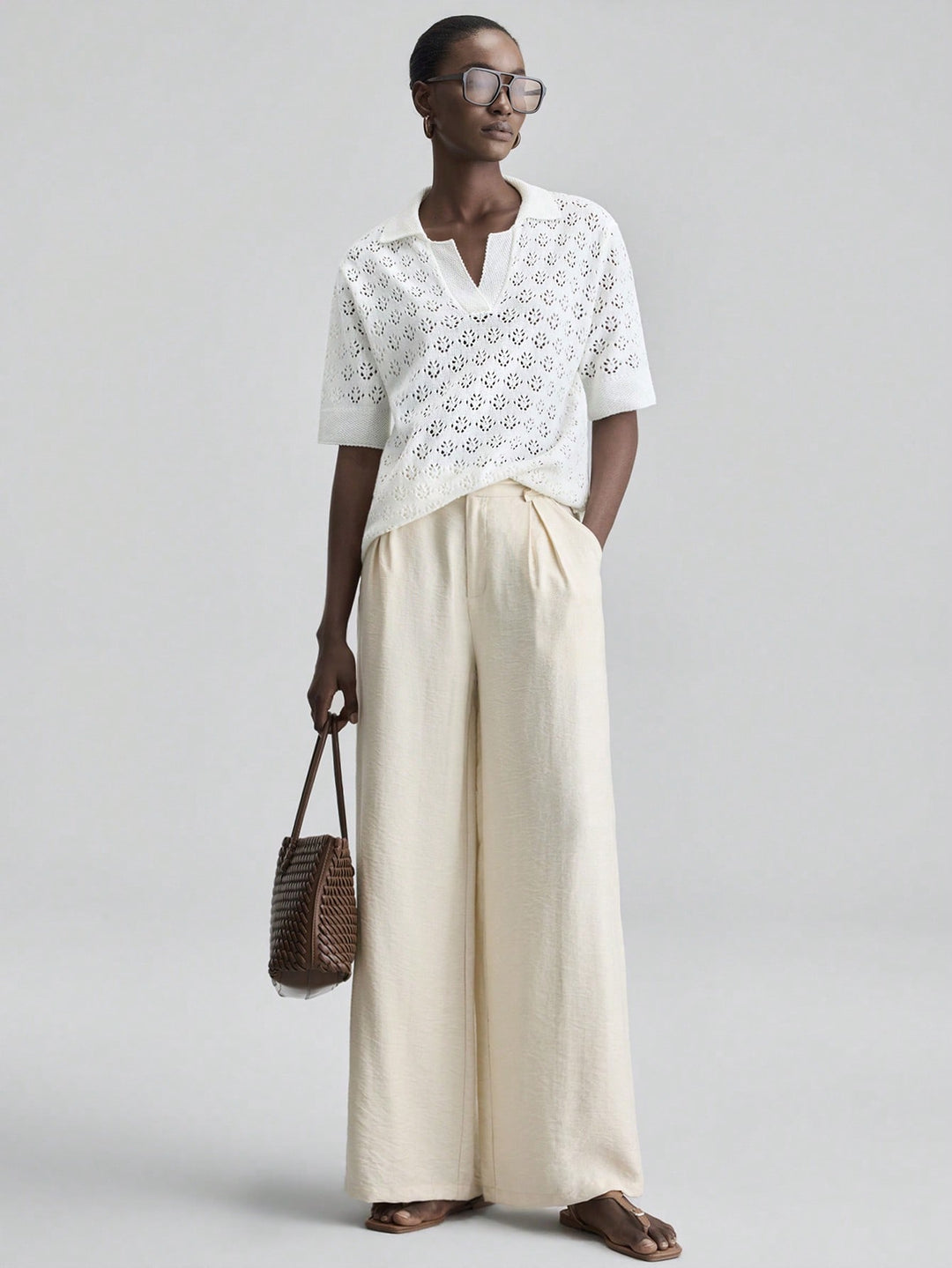 Pantaloni SHEIN, kaki
