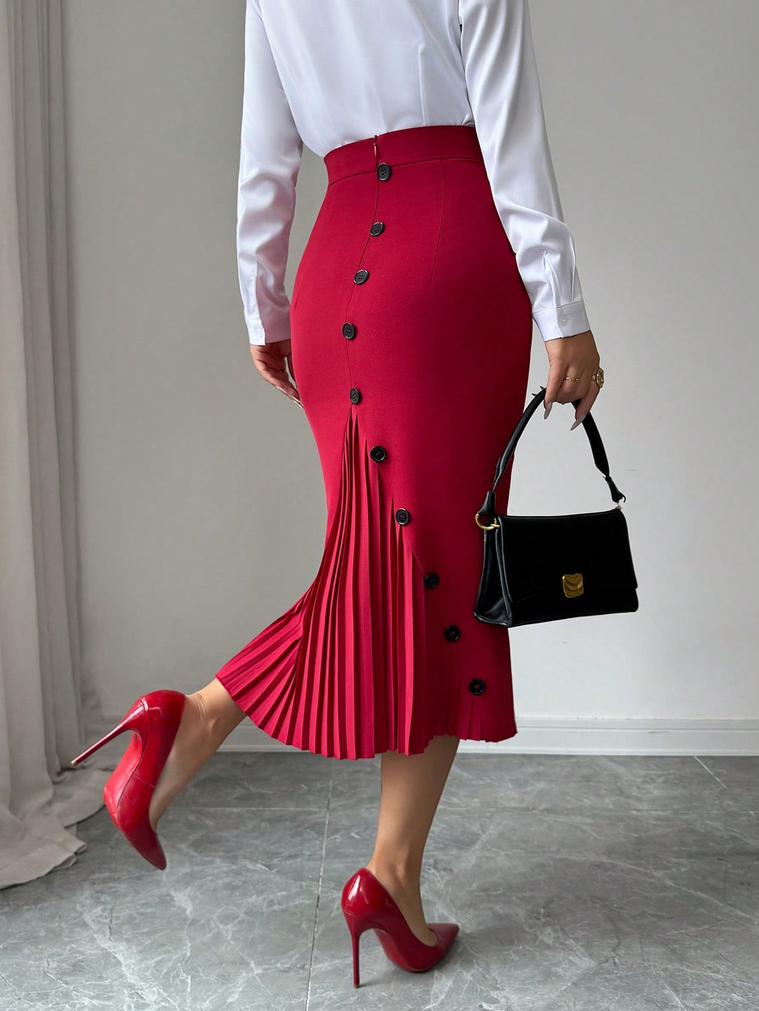 Fustă SHEIN, roșu