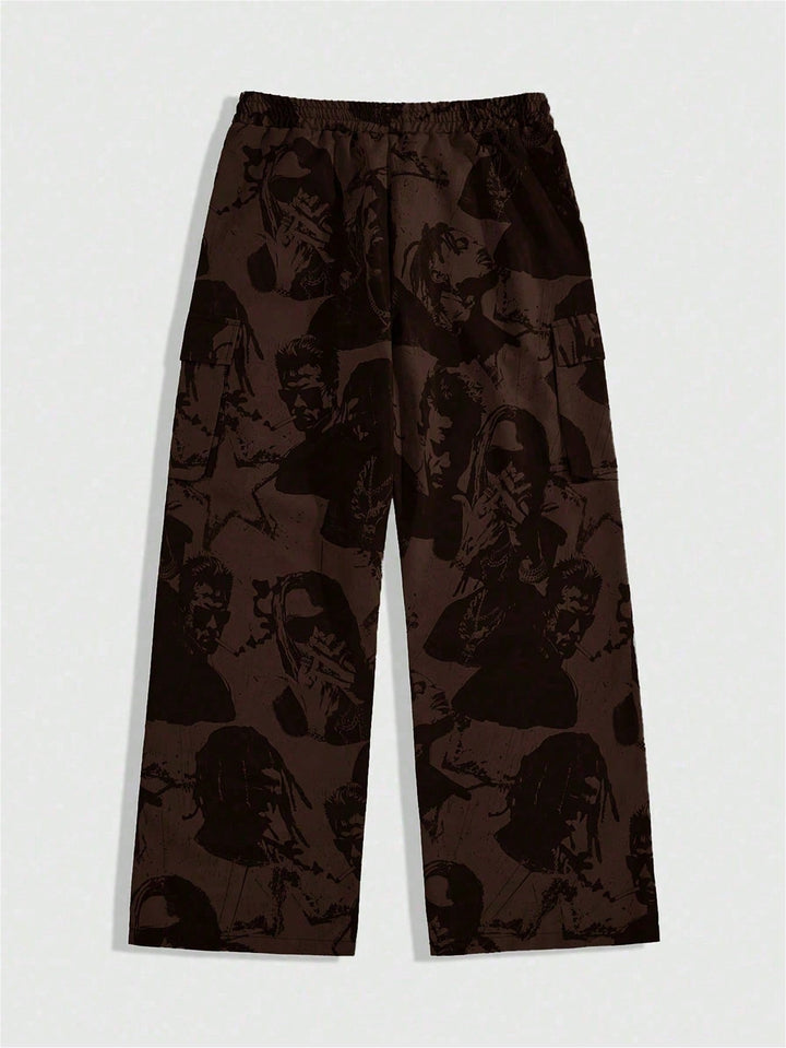 Pantalon SHEIN, maro
