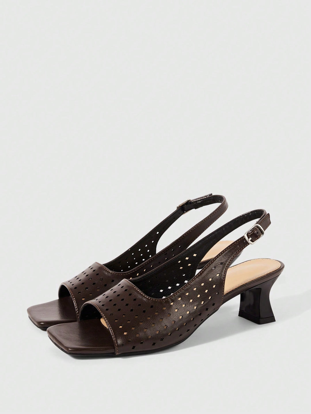 Sandale SHEIN, maro