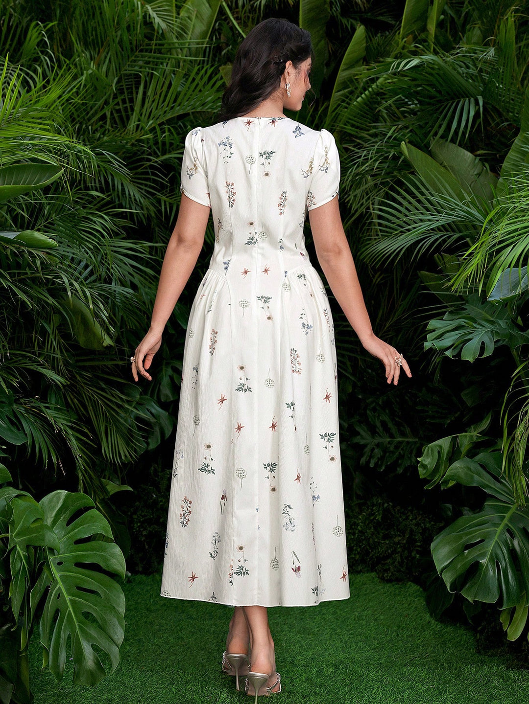 Rochie maxi SHEIN, bej