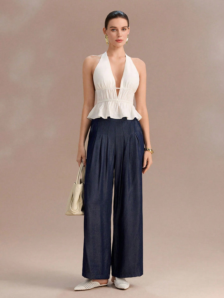 Pantaloni SHEIN, albastru