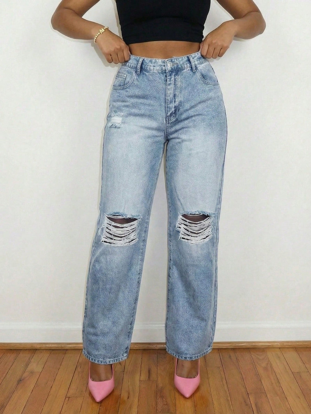 Jeans SHEIN, albastru
