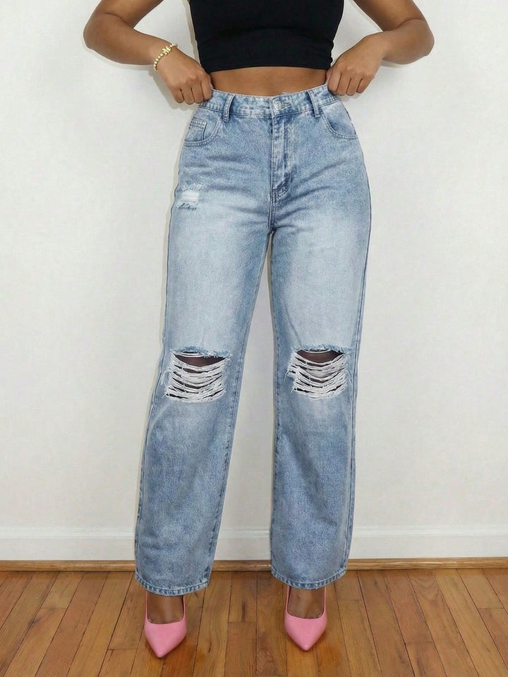 Jeans SHEIN, albastru
