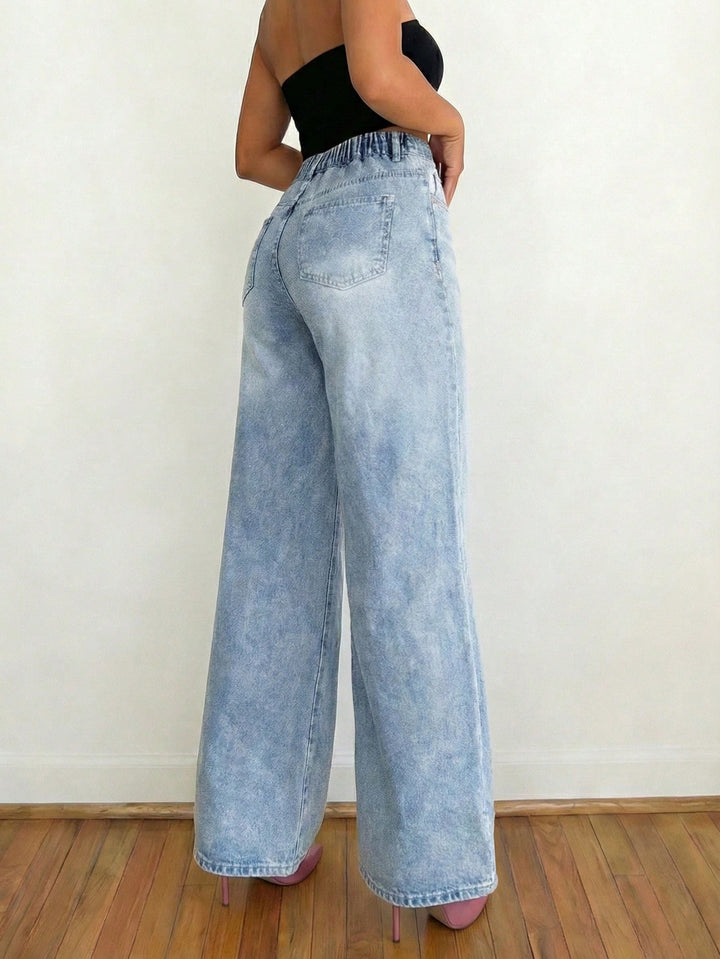 Jeans SHEIN, albastru