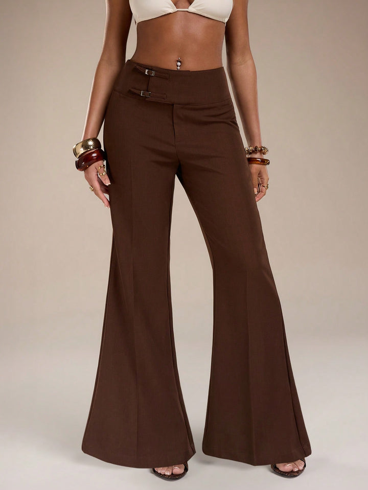 Pantalon SHEIN, maro