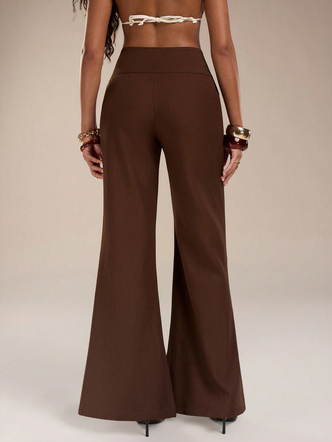 Pantalon SHEIN, maro