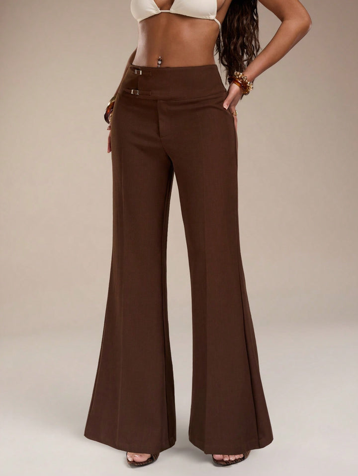 Pantalon SHEIN, maro
