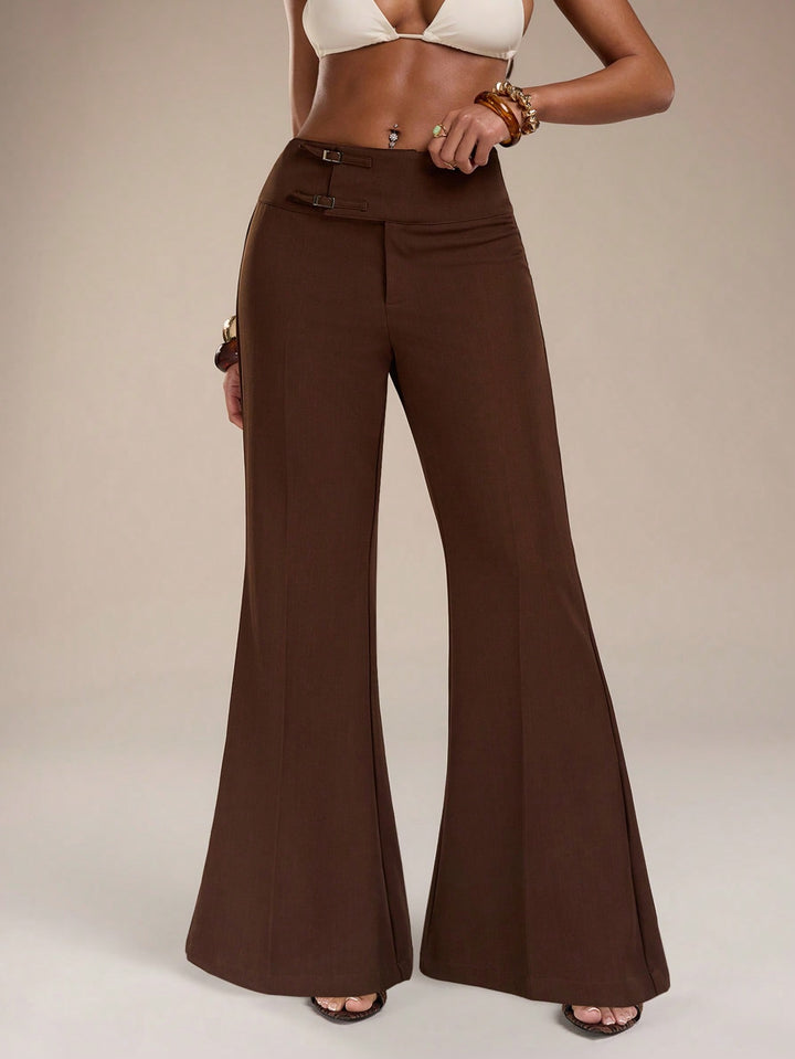 Pantalon SHEIN, maro
