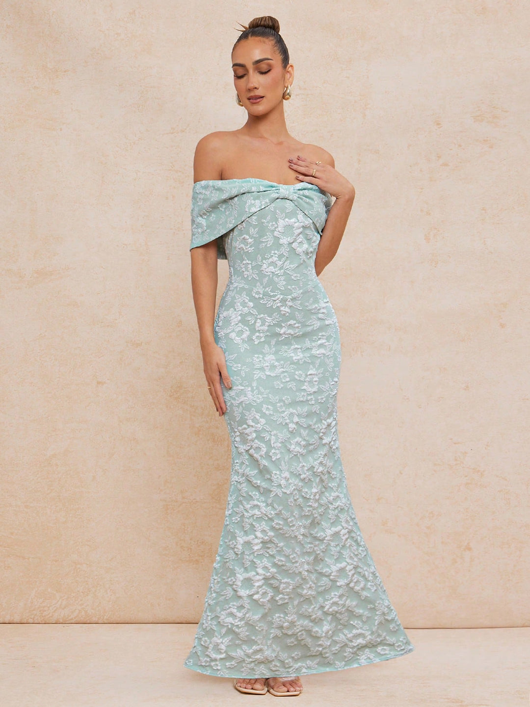 Rochie maxi SHEIN, verde