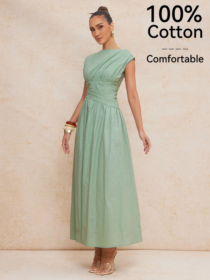 Rochie maxi SHEIN, verde