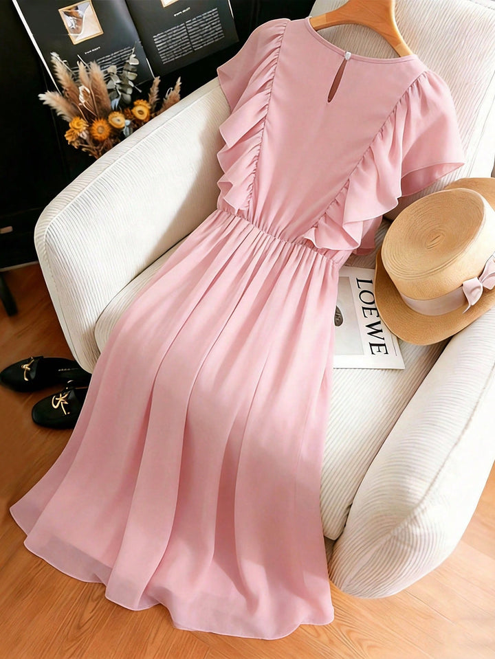 Rochie midi SHEIN, roz