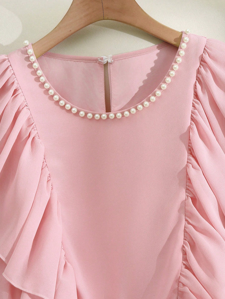 Rochie midi SHEIN, roz