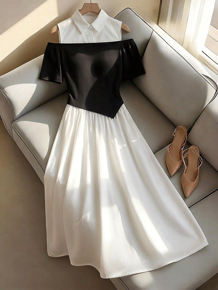 Rochie maxi SHEIN, negru