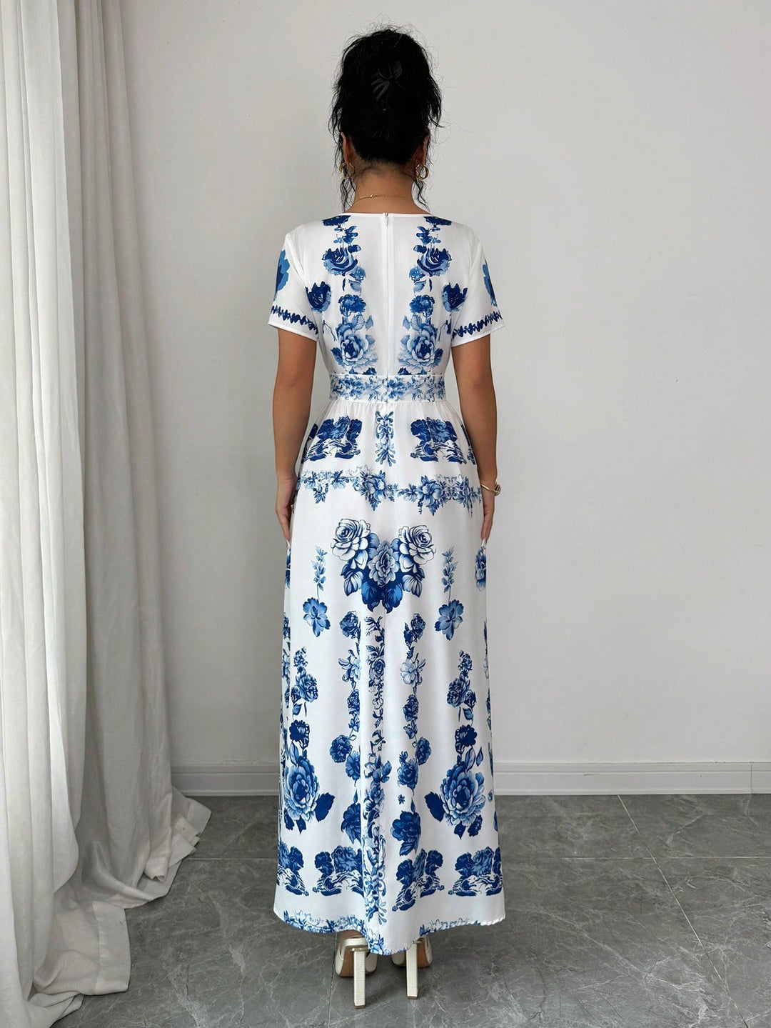 Rochie maxi SHEIN, albastru