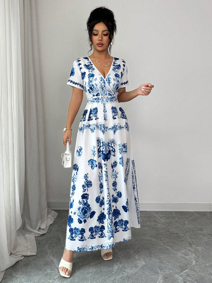 Rochie maxi SHEIN, albastru