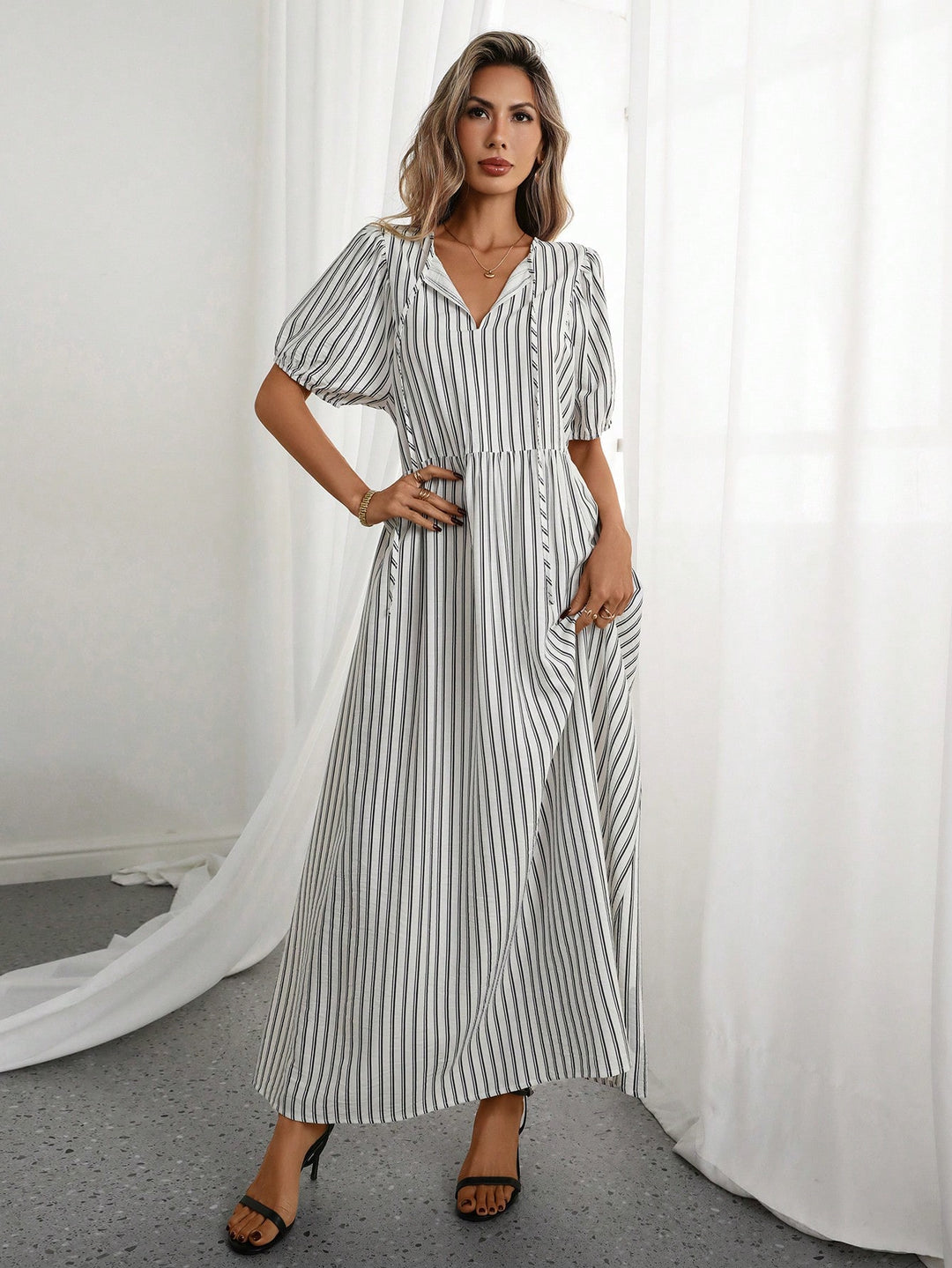 Rochie maxi SHEIN, negru