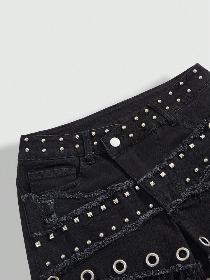 Pantaloni scurți SHEIN, negru