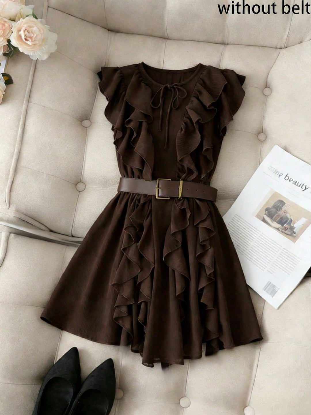 Rochie mini SHEIN, maro