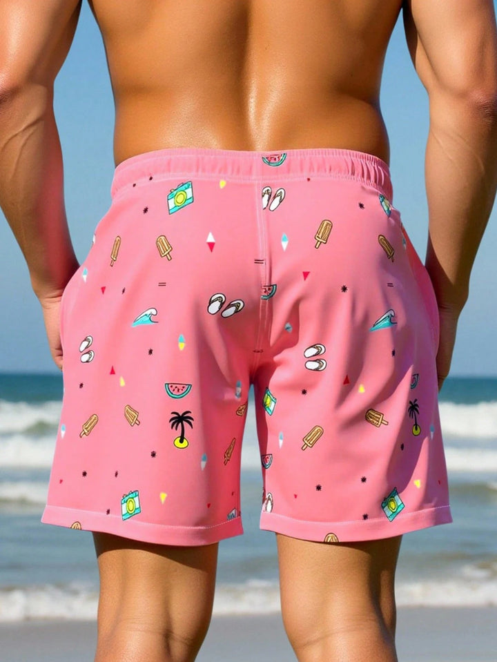 Pantaloni scurți SHEIN, roz