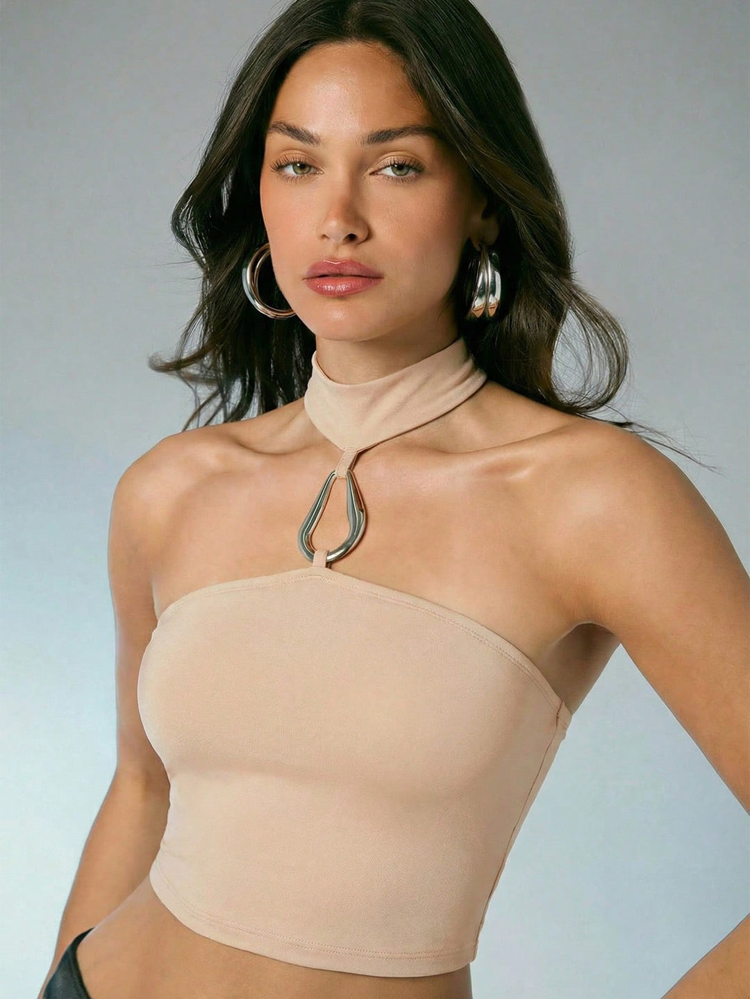 Top SHEIN, portocaliu