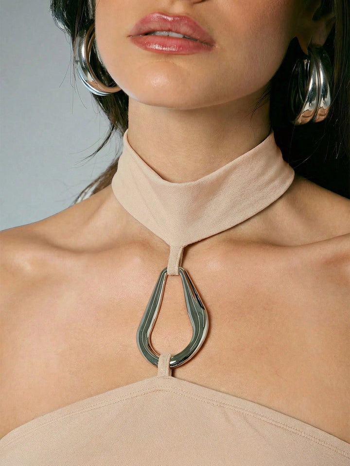 Top SHEIN, portocaliu