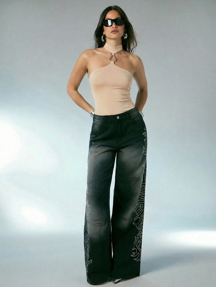 Top SHEIN, portocaliu