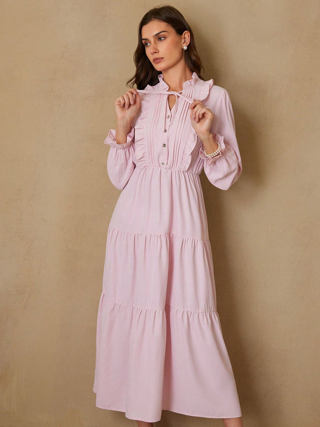 Rochie maxi SHEIN, roz