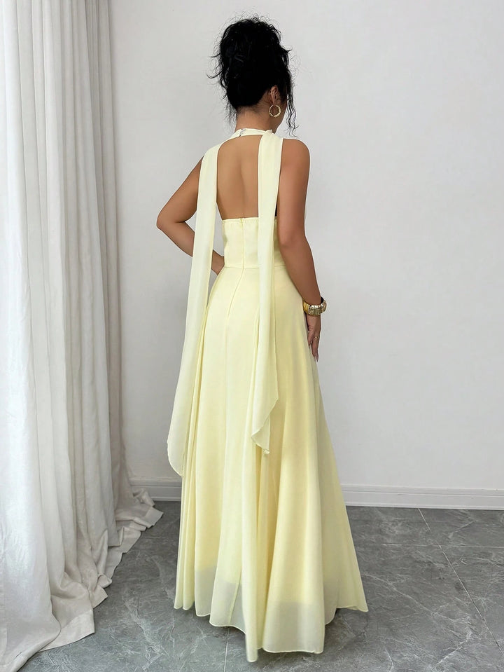 Rochie maxi SHEIN, galben